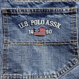 U.S. Polo Assn. Vintage Wash Denim with American Flag Detail